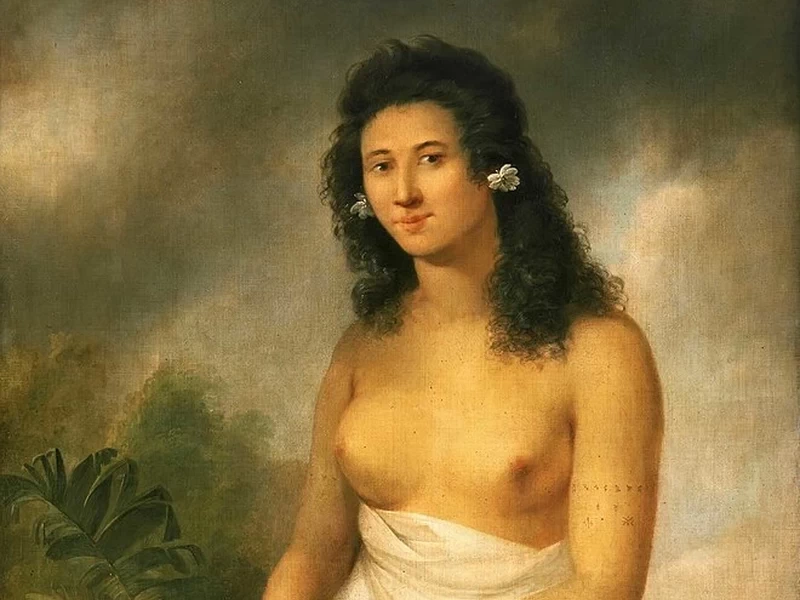 1751-John Webber - Poedua, la figlia di Orio - National Maritime Museum, Greenwich